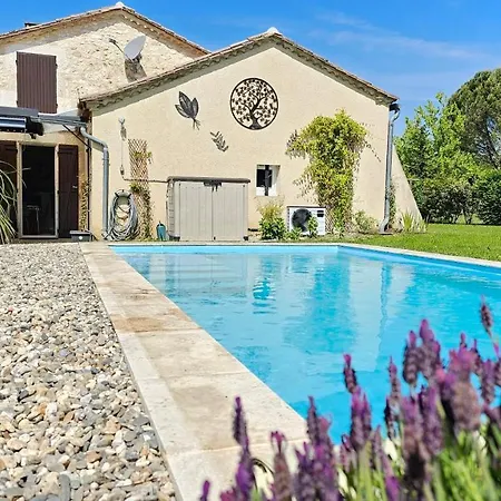 度假居 Charmant Gite Piscine Privee Chauffee Climatise Aux Portes Du Perigord Entre Villereal Et Monpazier Parranquet
