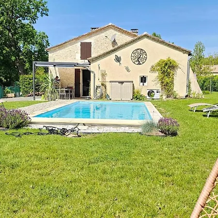Charmant Gite Piscine Privee Chauffee Climatise Aux Portes Du Perigord Entre Villereal Et Monpazier *
